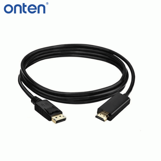  Onten DP302 Display Male to HDMI Male Cable 1.8m