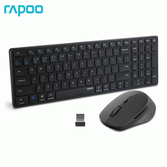 Rapoo 9350M Multi-mode Wireless Keyboard + Mouse