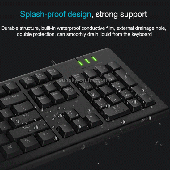 Rapoo NK1900 Wired USB Keyboard 