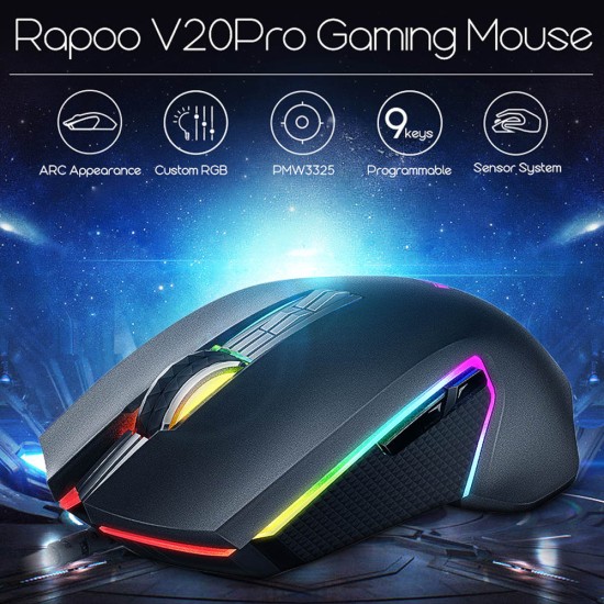 Rapoo V20 Pro Dual Mode Gaming Mouse