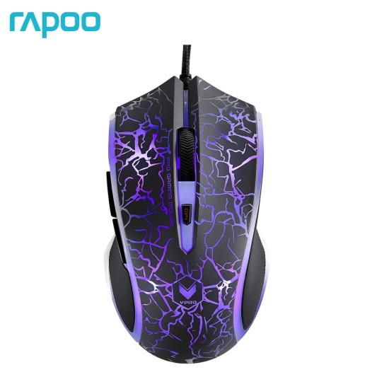 Rapoo V20S Gaming Optical Mouse Ergonomic Design