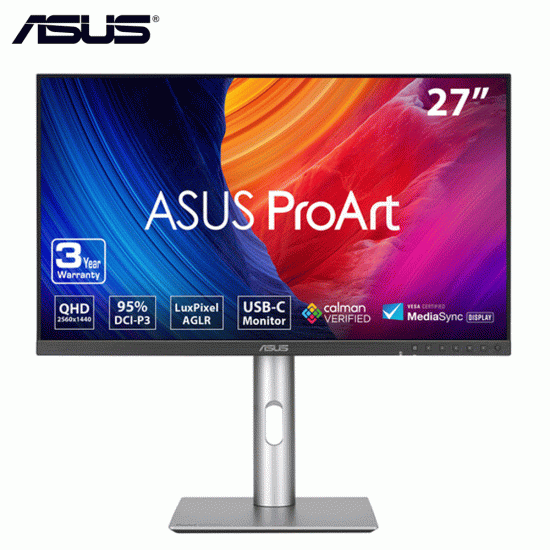 ASUS ProArt Display  PA278CFRV 27" IPS QHD 2560 x 1440 100Hz 100% sRGB, Professional Monitor