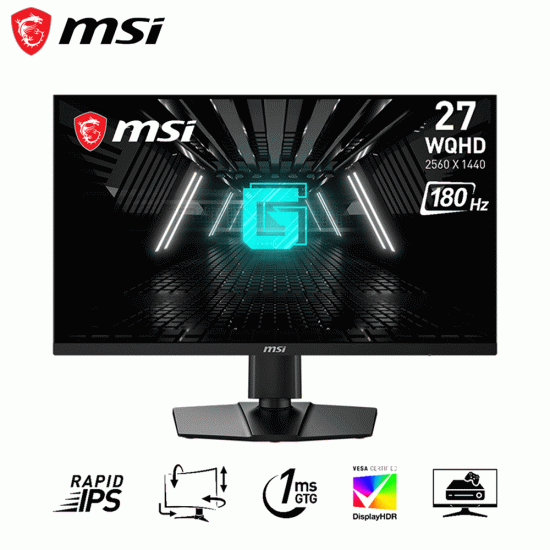 MSI G274QPF E2 27''WQHD ​(2560 x 1440),IPS,1ms,180Hz,Gaming Monitor