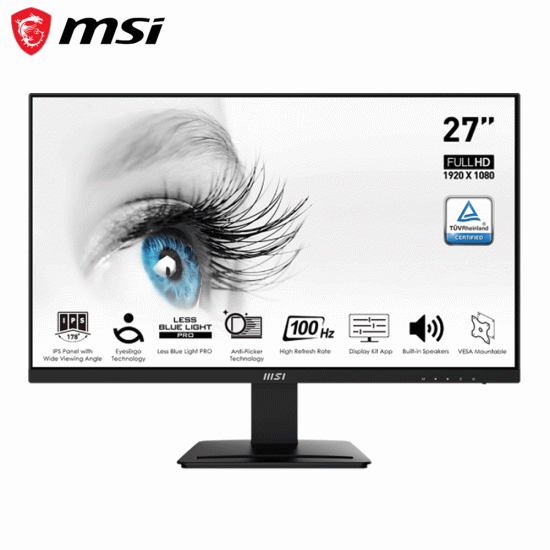 MSI PRO MP273A ​27" Full HD IPS, 100Hz, Monitor 