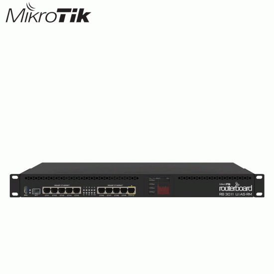 Mikrotik Rackmount Gigabit Router RB3011UIAS-RM