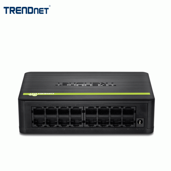 TRENDnet 16-Port 10/100 Mbps GREENnet Switch TE100-S16DG(EU)