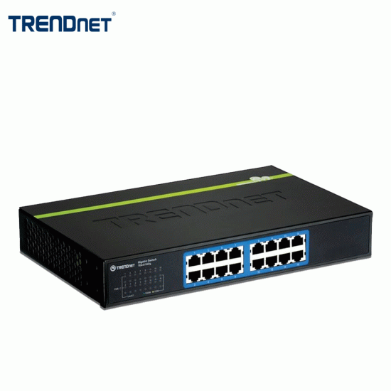 TRENDnet 16-Port Gigabit GREENnet Desktop Switch TEG-S16DG (EU)