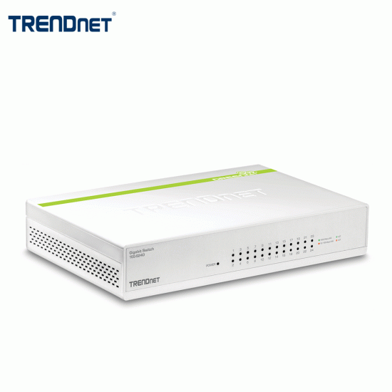 TRENDnet 24-Port Gigabit GREENnet Switch TEG-S24D(EU)