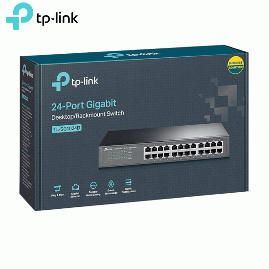 TP-LINK TL-SG1024 24-Port Gigabit Rackmount Switch