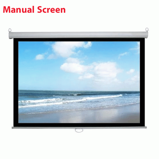 Manual Screen Projector 3m x 3m (120inch)