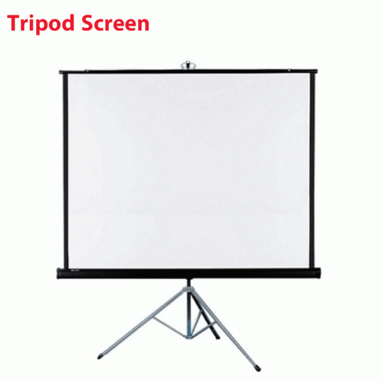 Tripod Screen Projector 2.2m x 2.2m (84inch)