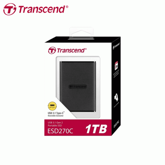 Transcend ESD270C External SSD 1TB (USB-C /Gen 2)