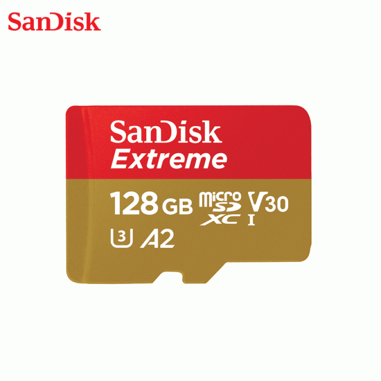 SanDisk Extreme microSD 190MB/s 4K 128GB