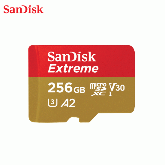 SanDisk Extreme microSD 190MB/s 4K 256GB