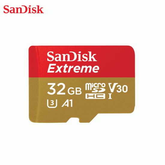 SanDisk Extreme microSD 100MB/s 4K 32GB