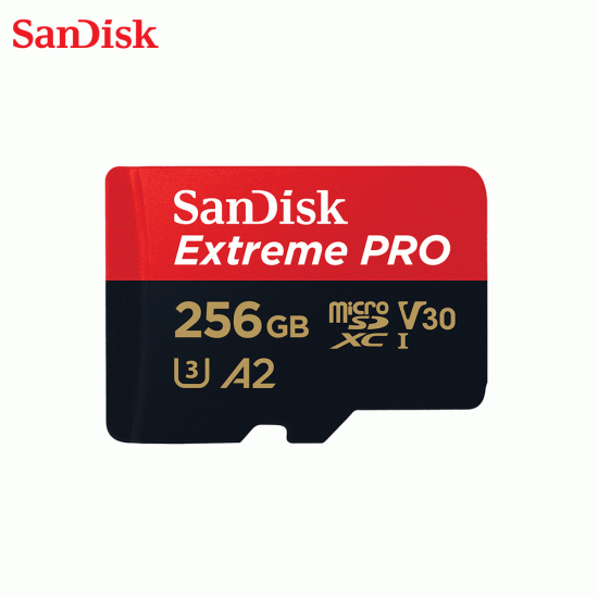 SanDisk Extreme Pro microSD 200MB/s 4K 256GB