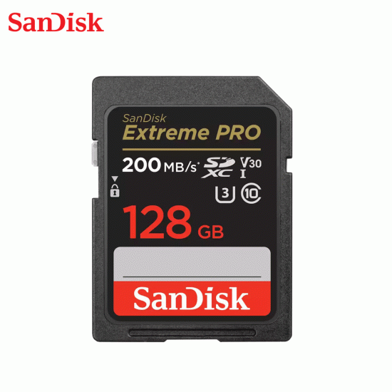 SanDisk Extreme Pro SD 200MB/s 4K 128GB