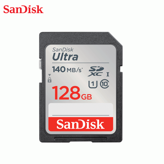 SanDisk Ultra SD 140MB/s 128GB